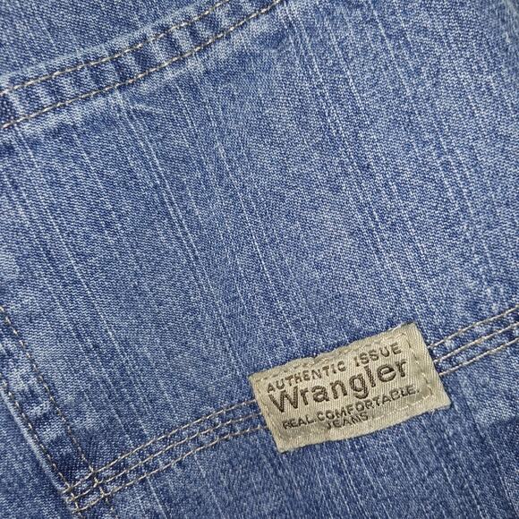 Wrangler Mens Carpenter Jean‎ Shorts Size 44R Relaxed Fit Blue Denim Cotton - Picture 9 of 9